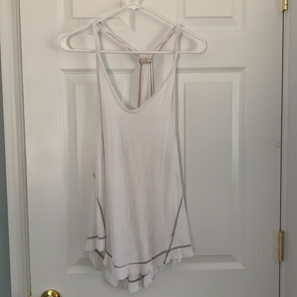White tank top
